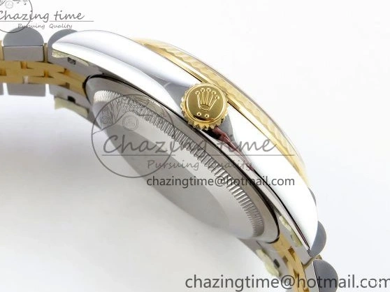 MiroTime 0112 DateJust 36 126233 Clean 1:1 Best Edition 904L Steel YG Textured Stick Dial on SS YG Jubilee Bracelet VR Trendy 1494